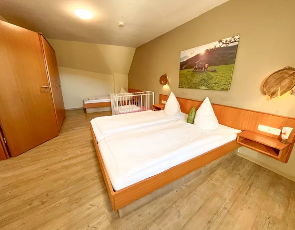 Ferienwohnung Taubertal mit Babybett
