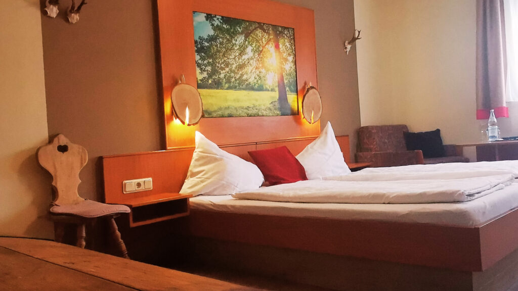 Sonnenschein Hotelzimmer