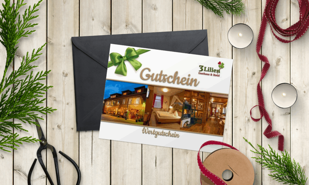 Geschenk Gutschein Wertgutschein