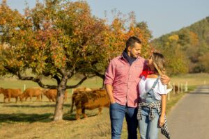 Wandern Rundkurs in Werbach in der Natur